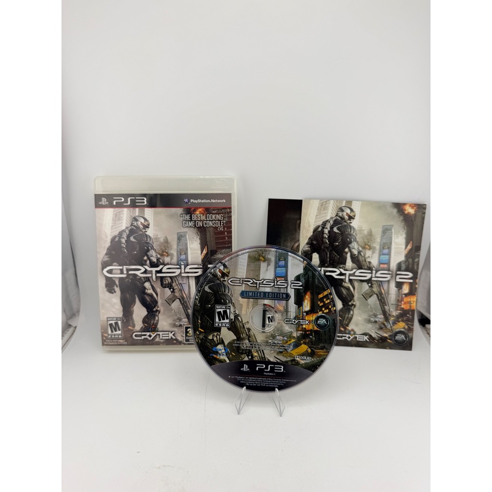 Crysis 2 Limited Edition Sony PlayStation 3 PS3 2011 BLUS 30631 CIB Complete